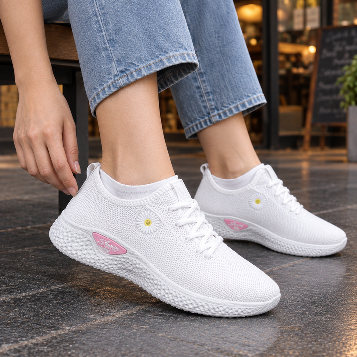 Women's Lace-Up Sneakers in Pescara-Torino Style