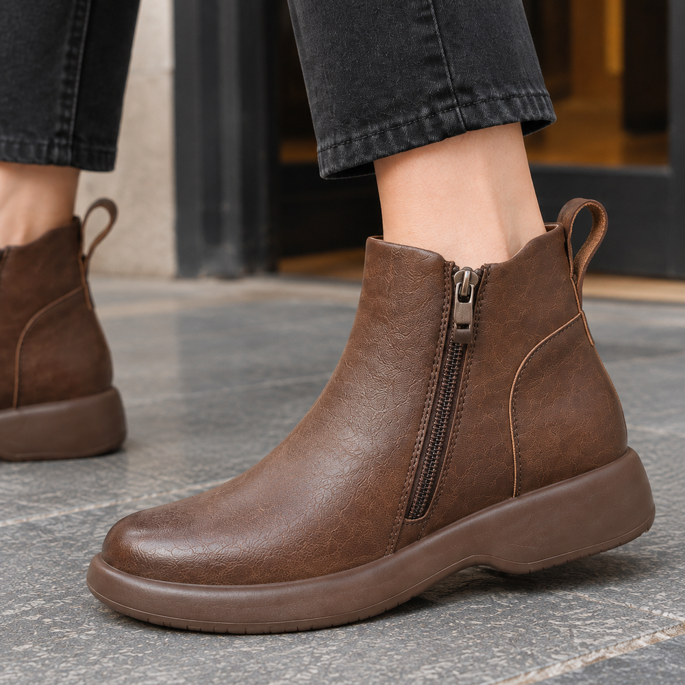 Women's Leather Ankle Boots