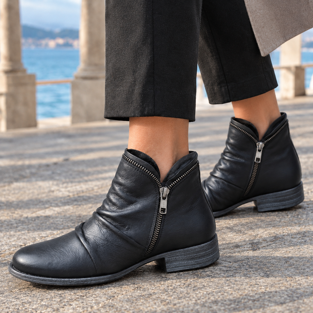 Women's Zip Ankle Boots