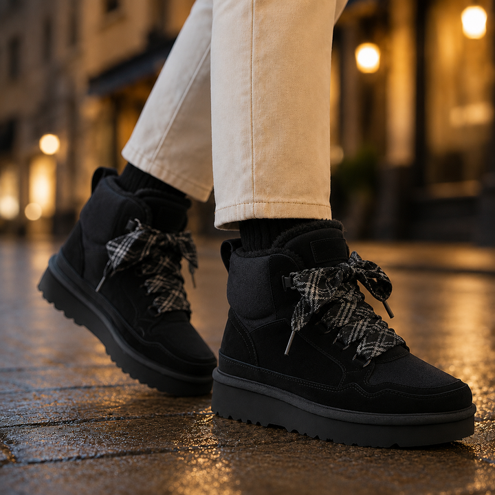 Women's Orthopedic Ankle Boots Black