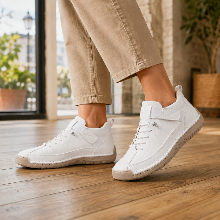 Women's Orthopedic Sneakers for Comfort and Support White