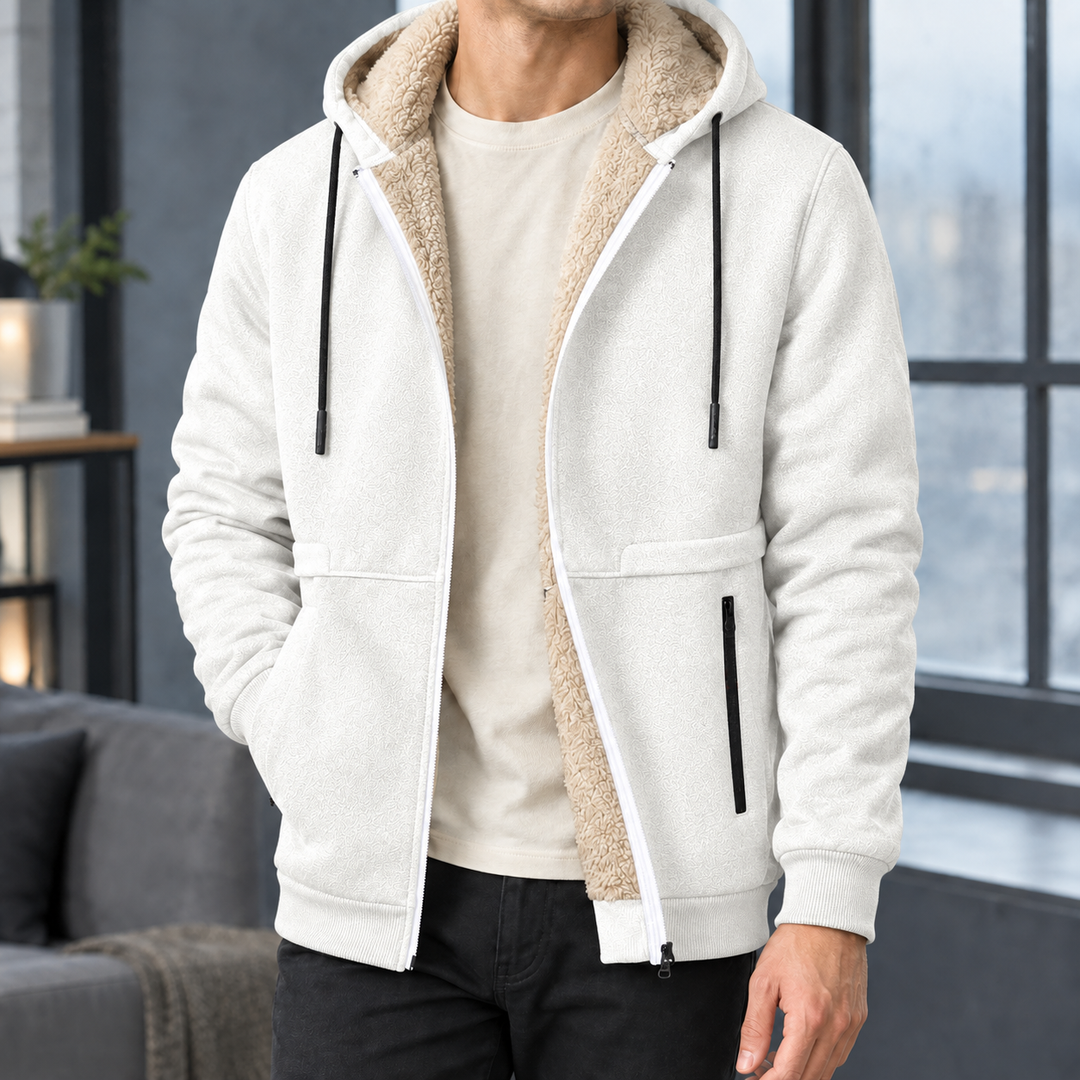 Men's Hooded Sweatshirt White