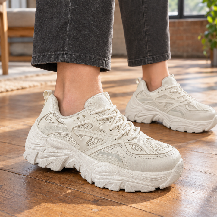 Women's Chunky Sneakers Creamy-white