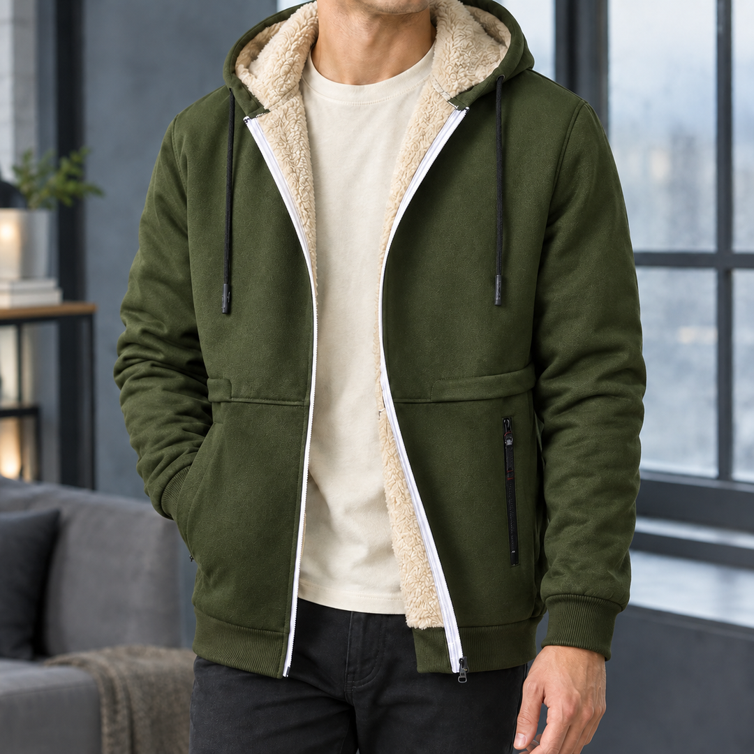 Men's Hooded Sweatshirt Army Green