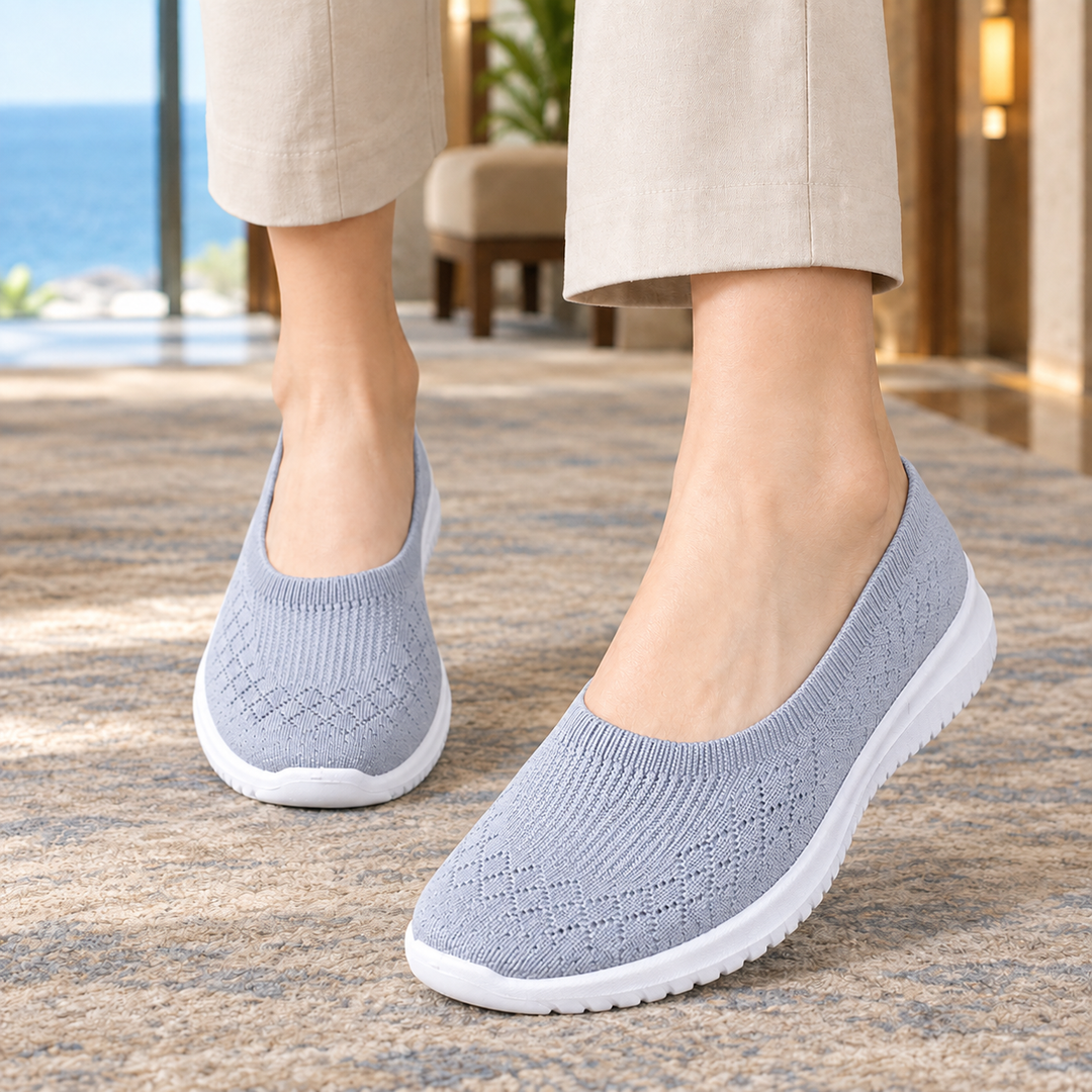 Women's Slip-On Casual Sneakers Gray
