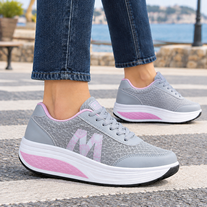 Women's Orthopedic Sneakers for Comfort and Support Gray