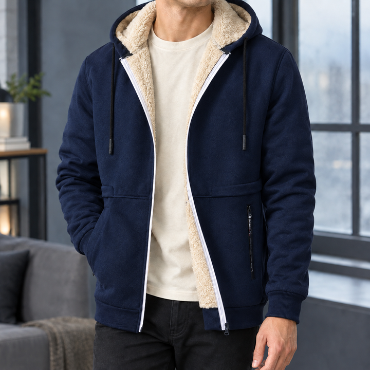Men's Hooded Sweatshirt Navy Blue