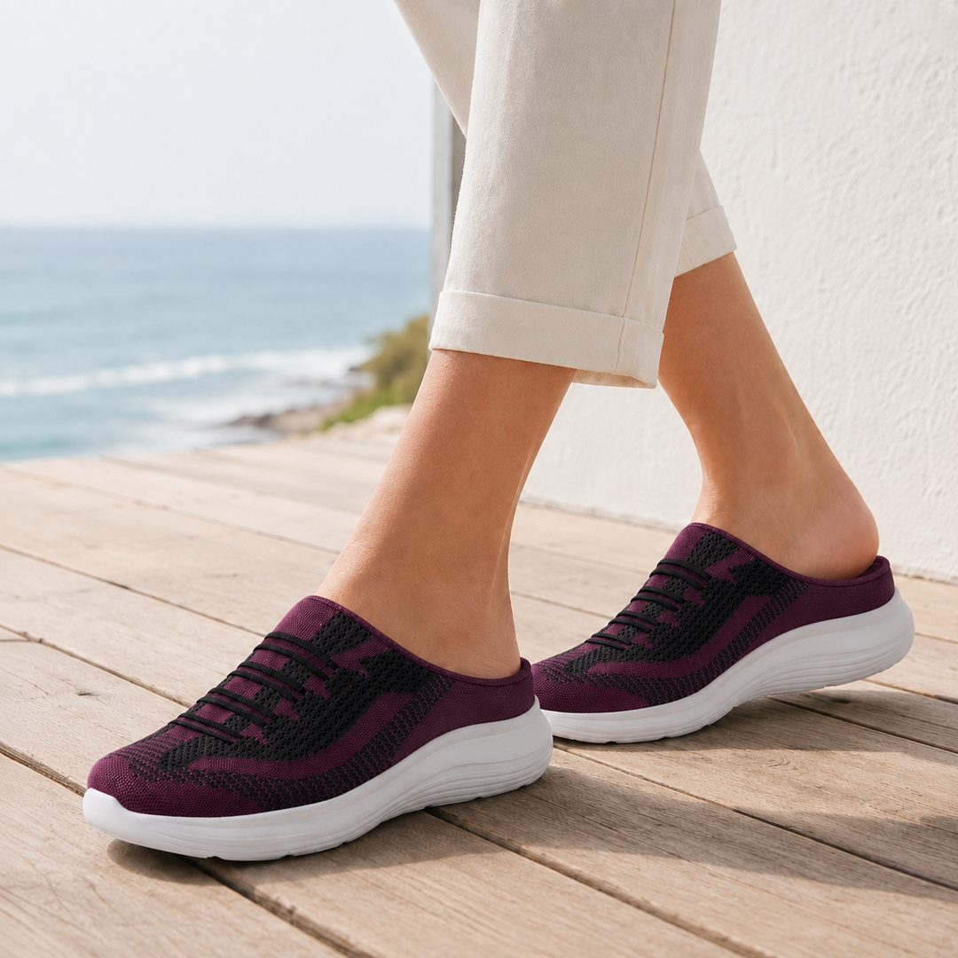 Women's Slip-On Casual Sneakers Purple