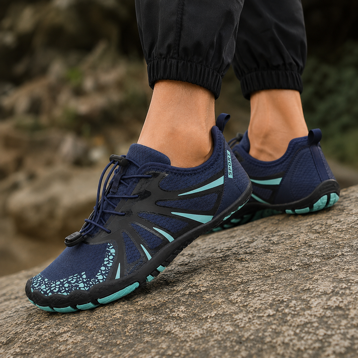 Women's Lightweight Barefoot Water Shoes Black Green