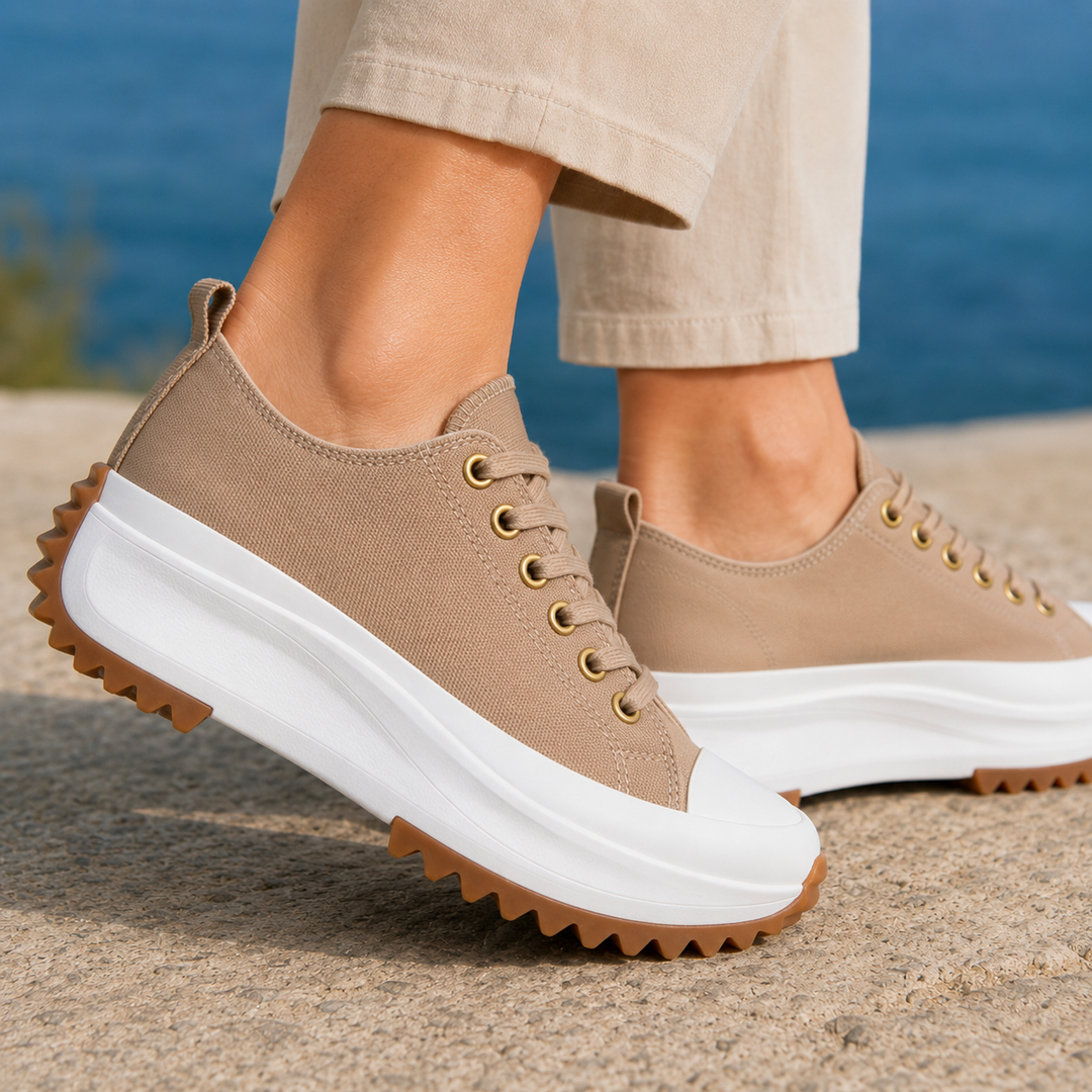Women's Orthopedic Sneakers for Comfort and Support Tan