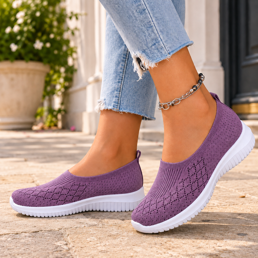 Women's Orthopedic Sneakers for Comfort and Support Purple