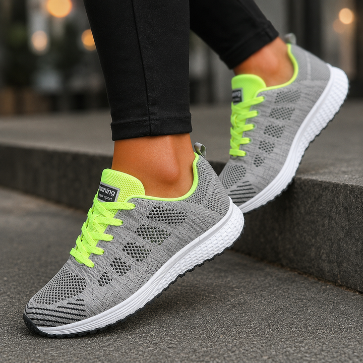 Women's Orthopedic Sneakers for Comfort and Support Green
