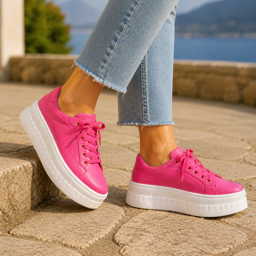 Women's Orthopedic Sneakers for Comfort and Support Pink