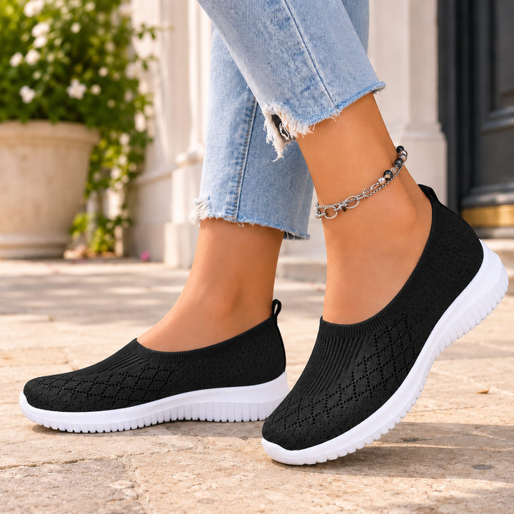 Women's Orthopedic Sneakers for Comfort and Support Black