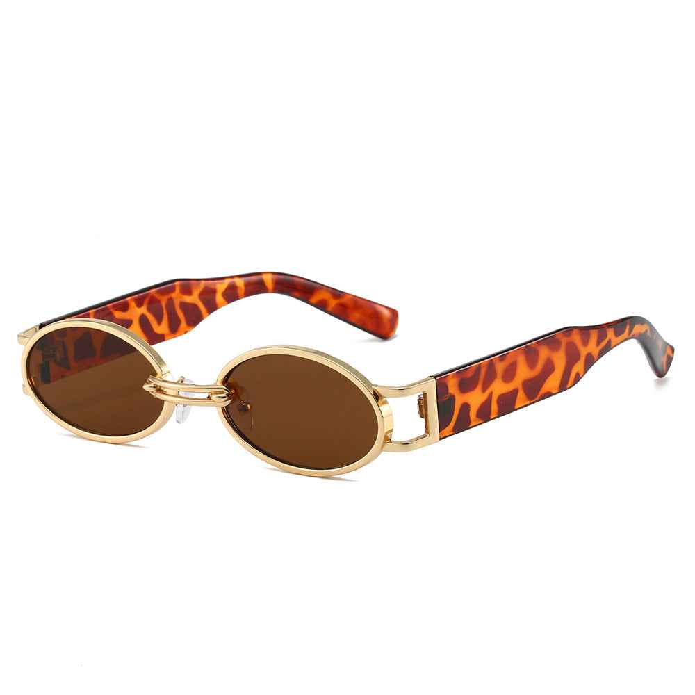 Retro Golden Aura Sunglasses for Stylish Looks