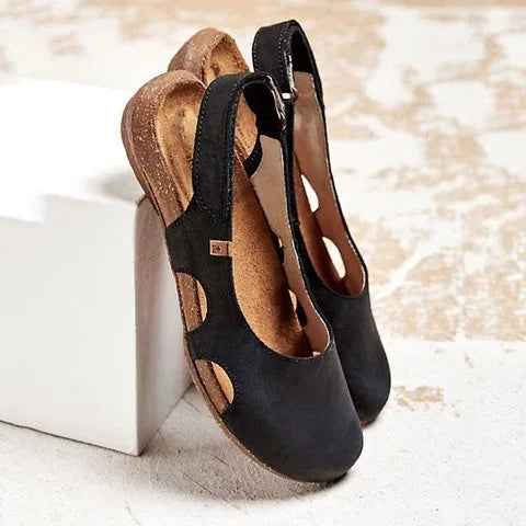 Margaret | Sandals with Support Black