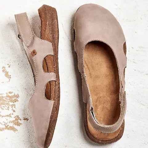 Margaret | Sandals with Support Beige