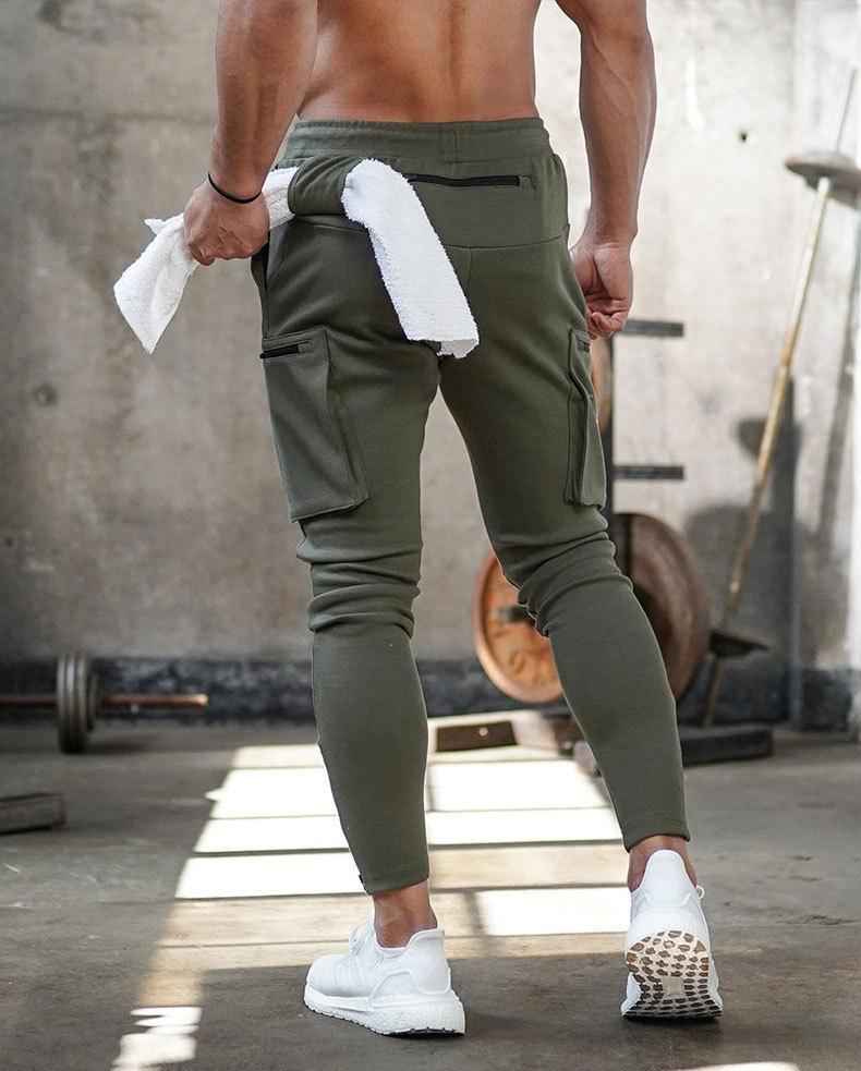 Men's Breathable Sports Pants – Comfortable & Flexible Fit Groen
