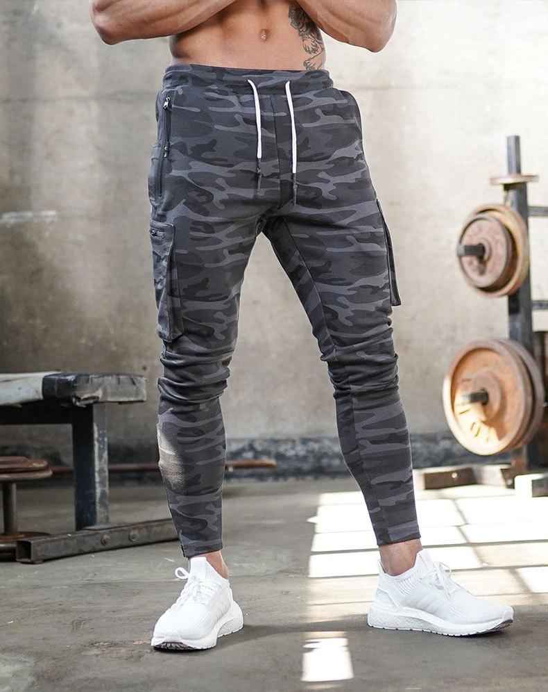 Men's Breathable Sports Pants – Comfortable & Flexible Fit Camouflage
