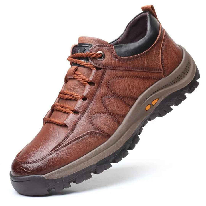 Men's Casual Lace-Up Shoes for Comfort Brown