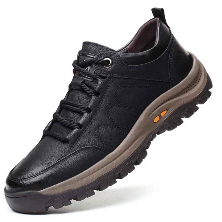 Men's Casual Lace-Up Shoes for Comfort Black