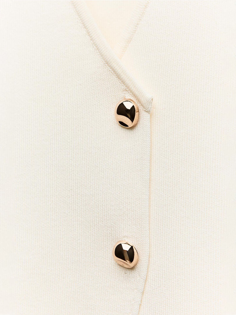 Imara | Women's Sleeveless Gilet Top - Elegant and Minimalistic