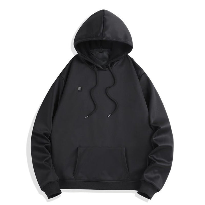 Women's Heated Pullover Hoodie for Comfort and Warmth