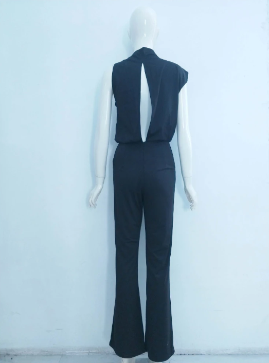 Libby | Women's One Shoulder Wide Leg Jumpsuit