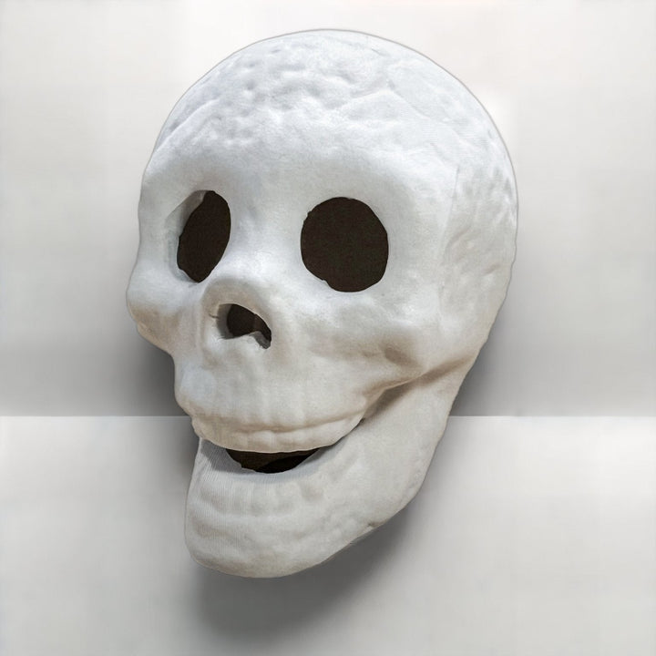 Halloween's Ceramic Skull Fire Pit with Heat Resistant Design for Bonfires