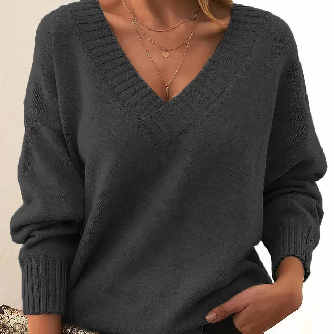Women's Cashmere Turtleneck Sweater Dark Gray
