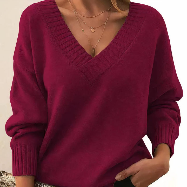 Women's Cashmere Turtleneck Sweater Red