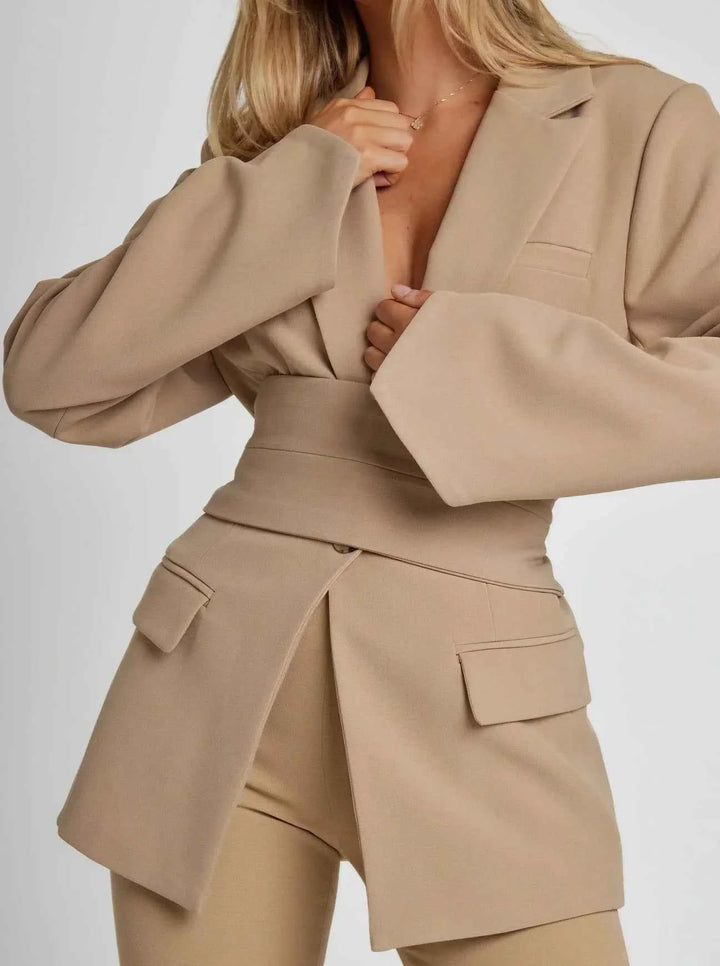 Women's Stylish Blazer - Chic and Versatile Outerwear