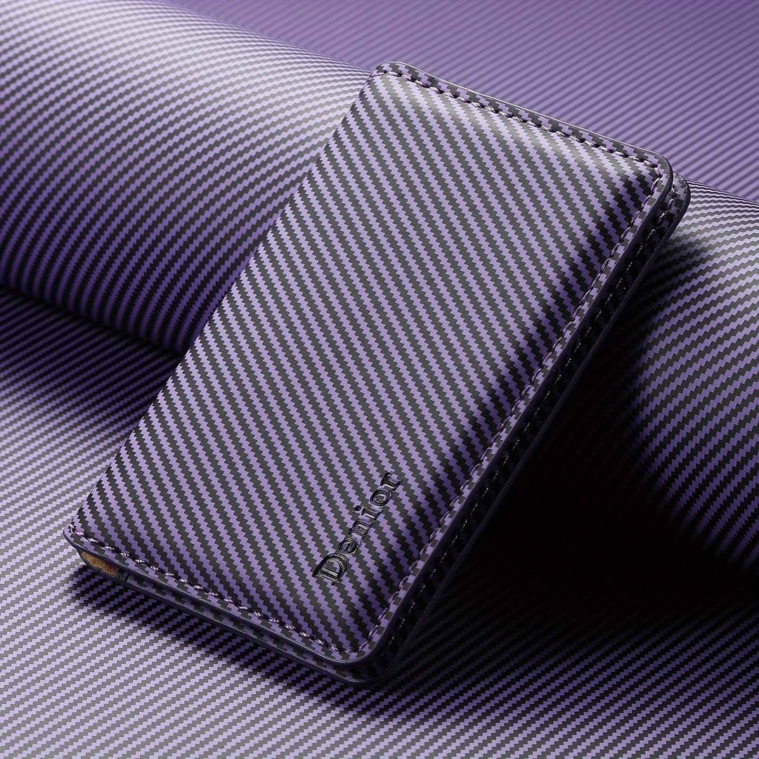 Magnetic Card Holder for Easy Access Purple