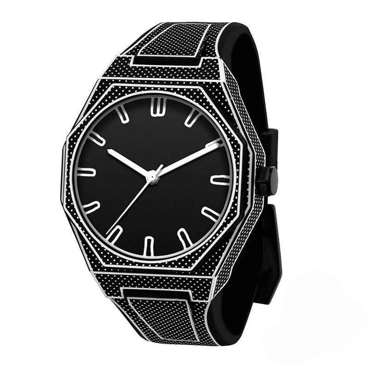 3D Design Timepiece Black