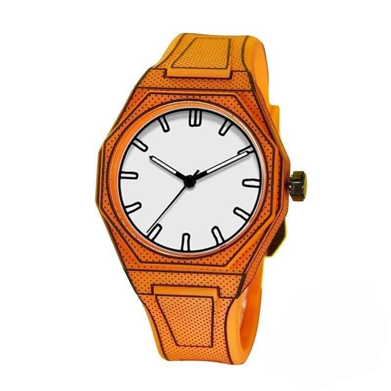3D Design Timepiece Orange