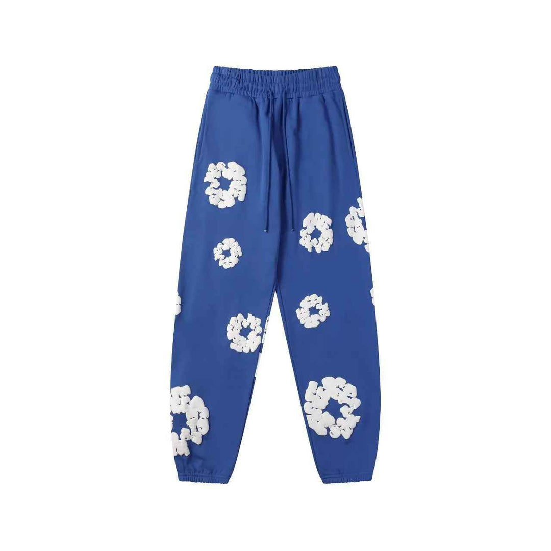 Avery | Unisex Printed Sweatpants – Streetwear Joggers for Men & Women Blue