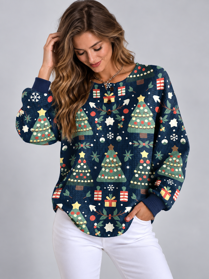 Women's Festive Christmas Knit Sweater for Holiday Cheer