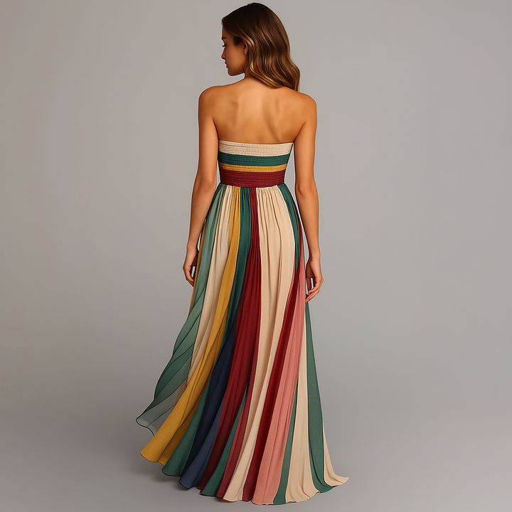 Mariah | Women's Strapless A-Line Maxi Dress