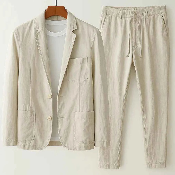 Men's Italian Lounge Suit Beige