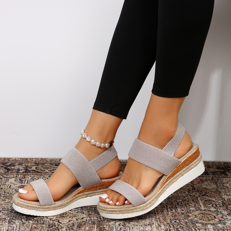 Marigold | Women's Orthopedic Cushioned Sandals Gray