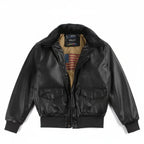 Men's Aviator Bomber Jacket Black