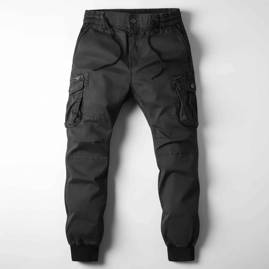 Men's Cargo Jogger Pants Black