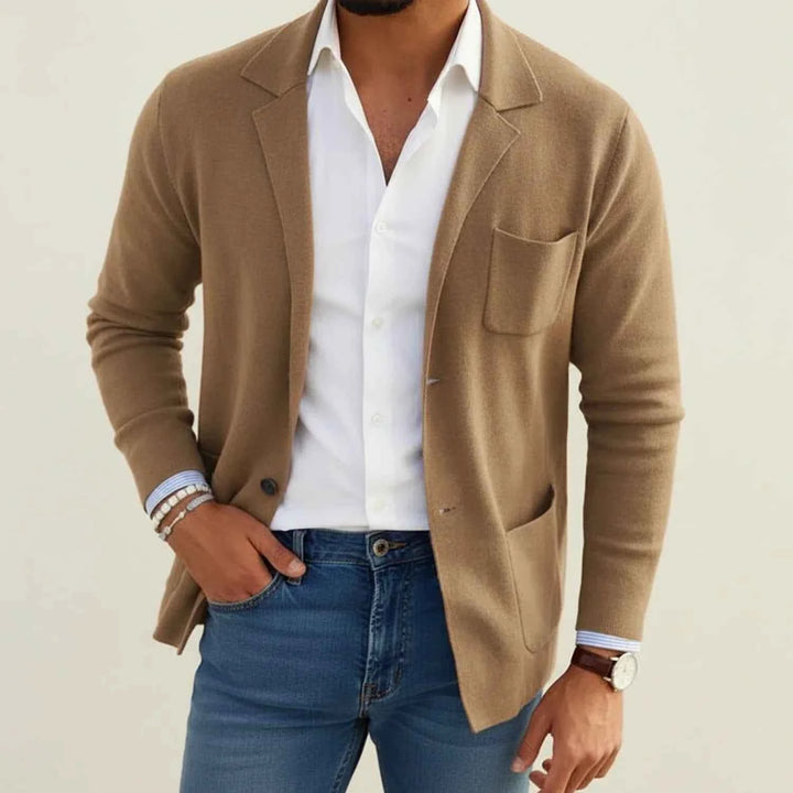 Men's Formal Slim Fit Blazer Beige