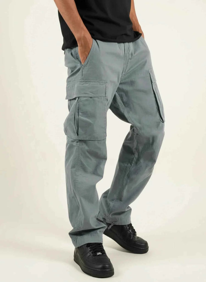 Men's Loose Fit Cargo Pants Grey