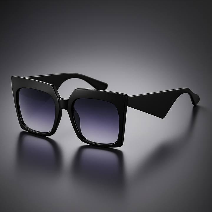 Stylish Cecile-Inspired Sunglasses Midnight Noir