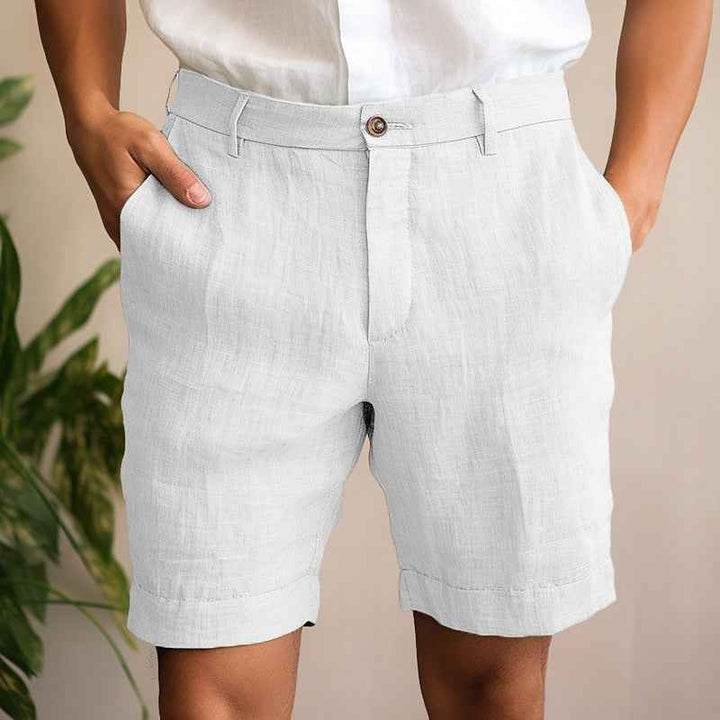 Leonard | Lightweight Men's Shorts White
