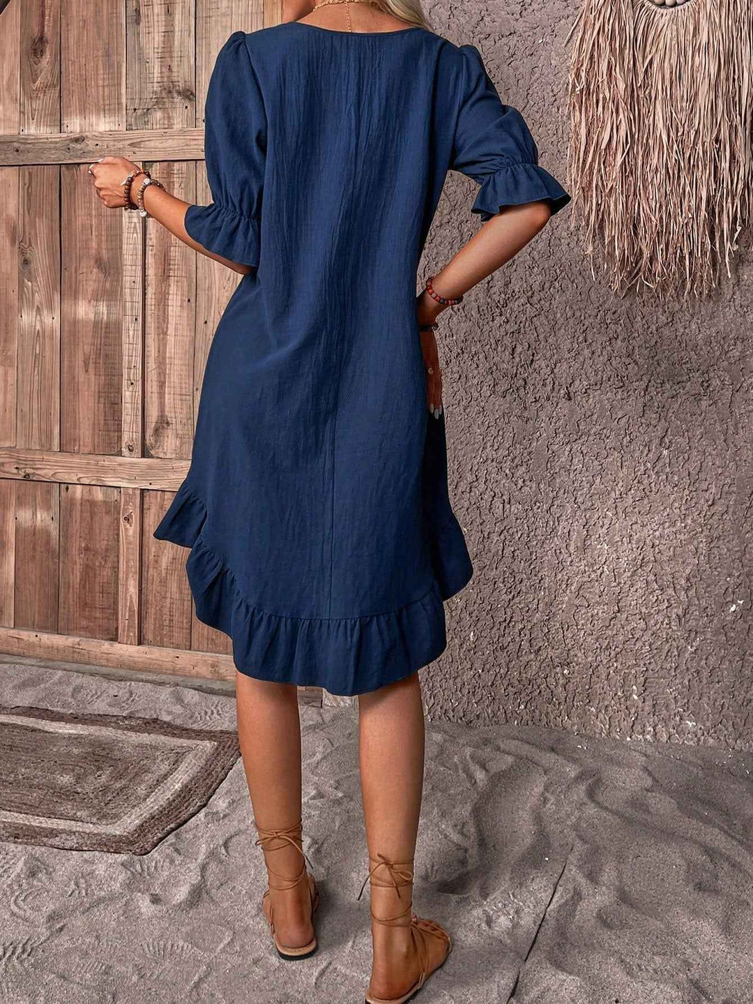 Morgan | Women's Ruffle A-Line Mini Dress