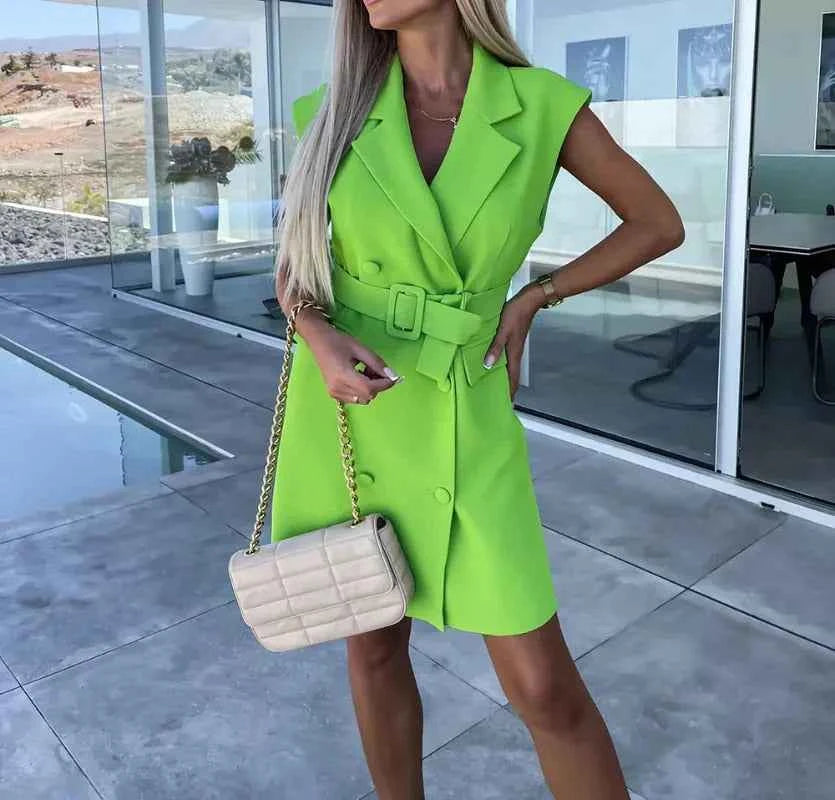 Women's Fromele Blazer Dress Green