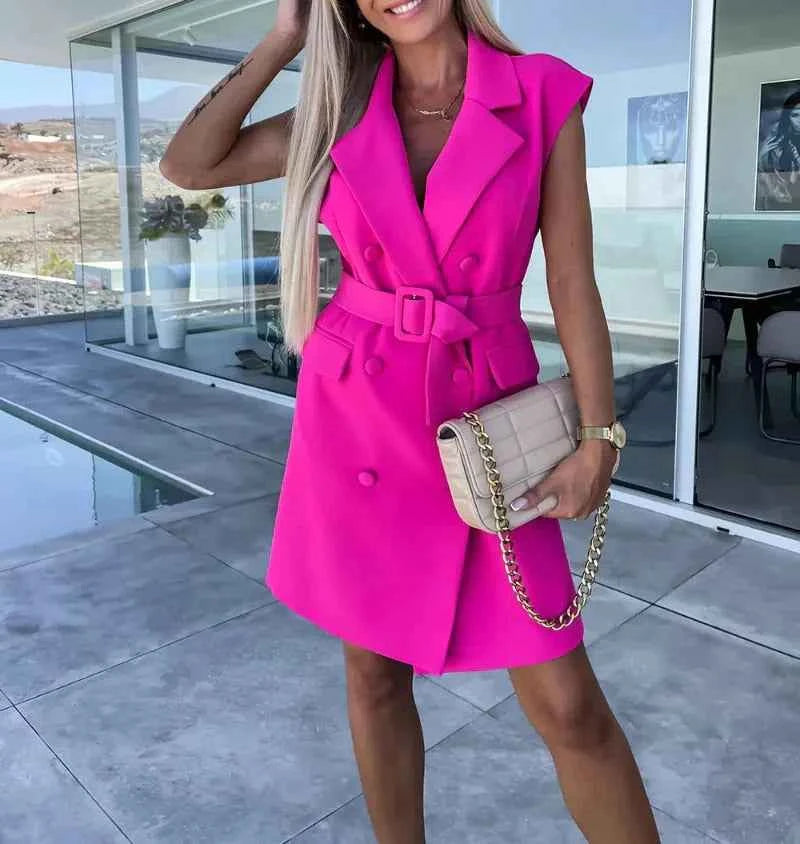 Women's Fromele Blazer Dress Pink