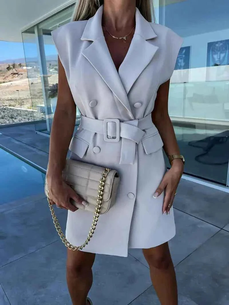 Women's Fromele Blazer Dress Grey